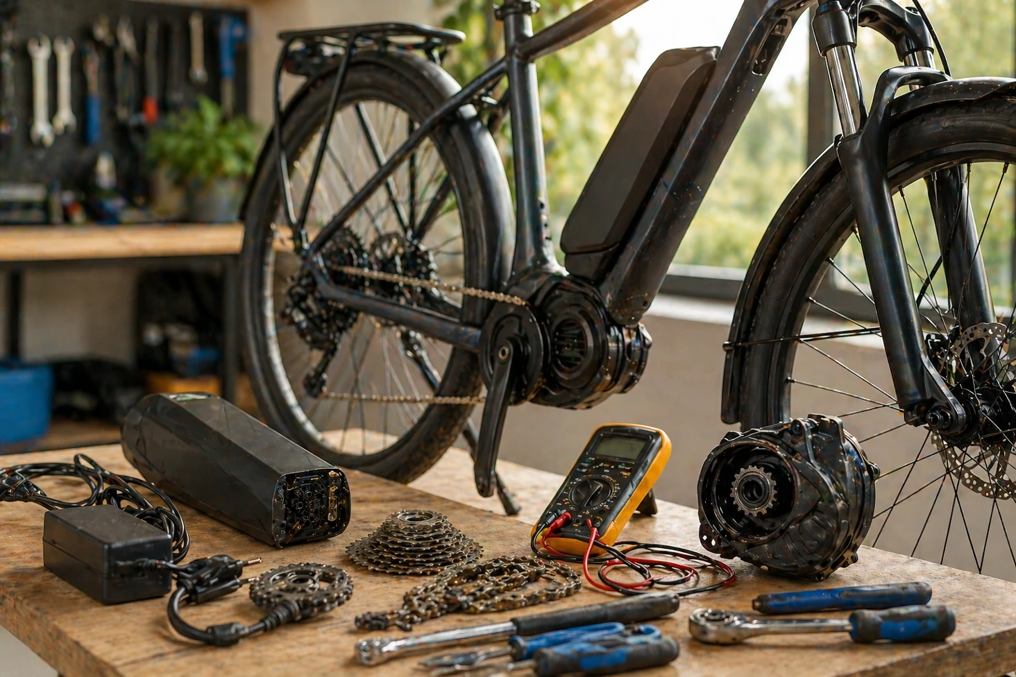 vélo électrique en panne